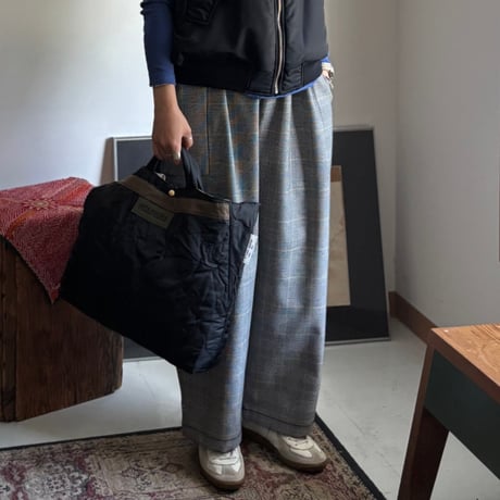 チェコキルトパンツ(黒染) RE-トート&ショルダーBAG ARTEPOVERA-26WI64 / ARTE POVERA アルテポーヴェラ