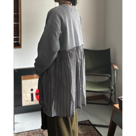 REMAKE SWEAT STRIPE LONG SLEEVES HD-126ET / dahl’ia ダリア