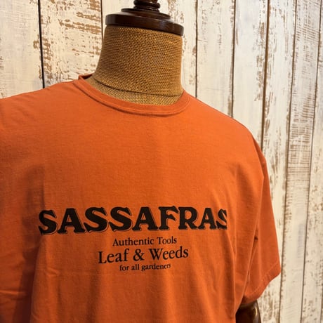SF Leaf & Weeds T 1/2 (Orange) SF-262367 / SASSAFRAS ササフラス