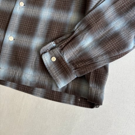 Indigo check shirt H-SH068 / H.UNIT エイチユニット
