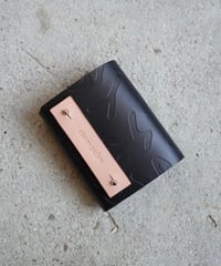 mini wallet➖SHAPES black ✖︎ natural ➖