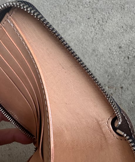 Round zip wallet➖Taupe➖