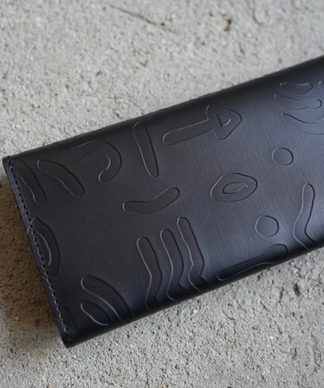 long wallet 『yoni』➖SHAPES black × black➖