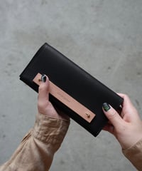 long wallet 『yoni』➖ german black➖