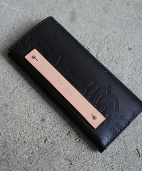 long wallet 『yoni』➖SHAPES black × black➖