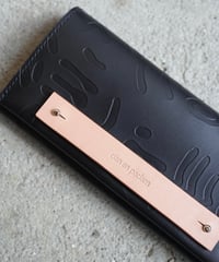 long wallet 『yoni』➖SHAPES black × black➖