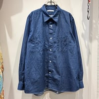 CATTA（カッタ） REGULAR COLLAR W POCKET SHIRT-DENIM（レギュラーカラーダブルポケットシャツ-デニム ）