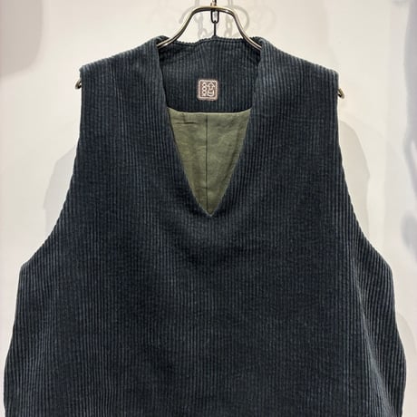 結-yui-(ゆい）V-NECK SLIPOVER SUN-DRIED CORDUROY （ブイネックスリップオーバーサンドゥライドコーデュロイ/YV-012)