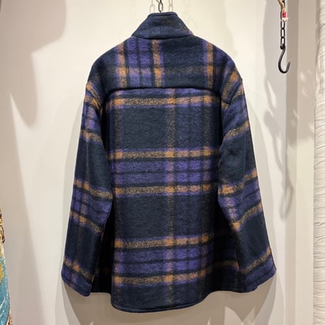SLOW HANDS（スローハンズ） Wool  Check Shawl 3B Jacket （ウールチェックショール3ボタンジャケット/S SJ-24）