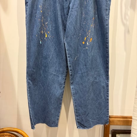 KOUHEI TERRAI （コウヘイテライ） Used Remake Code Blue Denim Trousers -DOCKERS （ユーズドリメイクコードブルーデニムトラウザーズ）