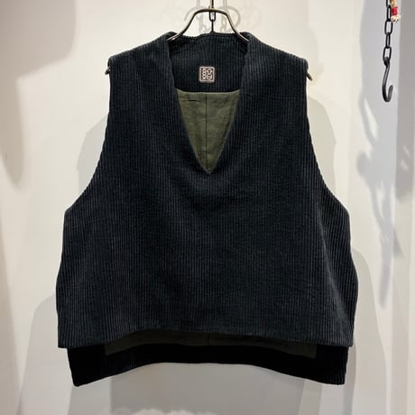 結-yui-(ゆい）V-NECK SLIPOVER SUN-DRIED CORDUROY （ブイネックスリップオーバーサンドゥライドコーデュロイ/YV-012)