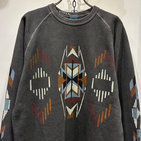 Good On×KOUHEI TERRAI（グッドオン×コウヘイテライ）CHIMAYO RUG RAGLAN CREW SWEAT （チマヨラグラグランクルースウェット）