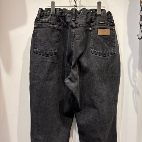 KOUHEI TERRAI （コウヘイテライ） Used Remake Code Black Denim Pants-Wrangler （ユーズドリメイクコードブラックデニムパンツ）