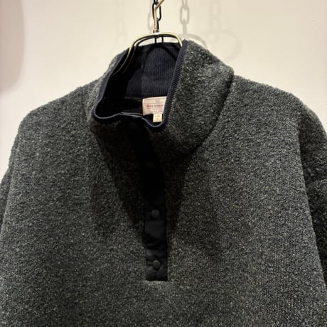 根津洋品店 NEZU YOHIN TEN (ネズヨウヒンテン)  RELAXING KNIT P/O（200815） / スナップニットTシャツ