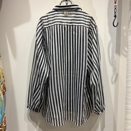 迷迭香（マンネンロウ） Nylon Mesh Stripe Shirt（ナイロンメッシュストライプシャツ/MSH-4A）