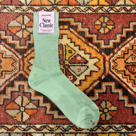 MARCOMONDE-New Classic（マルコモンド-ニュークラシック） Ladies glitter ribbed socks 20（レディースグリッターソックス20）