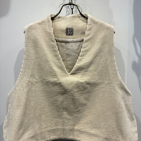 結-yui-(ゆい）V-NECK SLIPOVER SUN-DRIED CORDUROY （ブイネックスリップオーバーサンドゥライドコーデュロイ/YV-012)
