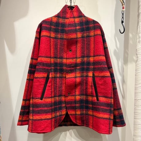 SLOW HANDS（スローハンズ） Wool  Check Shawl 3B Jacket （ウールチェックショール3ボタンジャケット/S SJ-24）