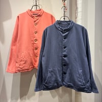 TIGRE BROCANTE （ティグルブロカンテ） Vintage Fleece Stand Stallman Cardigan（ヴィンテージ裏毛スタンドストールマンカーディガン）