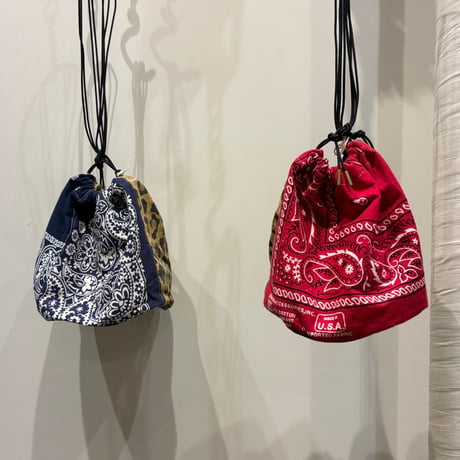 KOUHEI TERRAI （コウヘイテライ） Vintage Bandanna 巾着