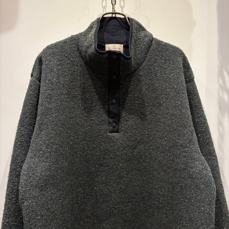 根津洋品店 NEZU YOHIN TEN (ネズヨウヒンテン)  RELAXING KNIT P/O（200815） / スナップニットTシャツ