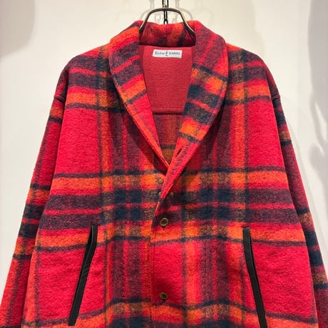 SLOW HANDS（スローハンズ） Wool  Check Shawl 3B Jacket （ウールチェックショール3ボタンジャケット/S SJ-24）