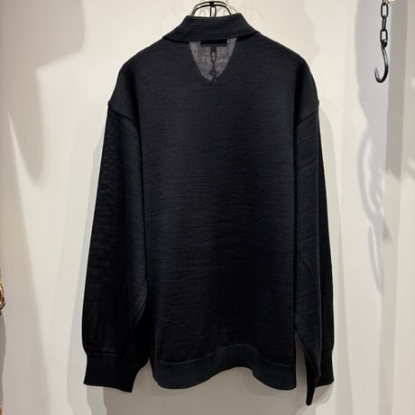 根津洋品店 NEZU YOHIN TEN (ネズヨウヒンテン)  KNIT JACQURD SHIRTS（200814) / スーベニールJQニットシャツ