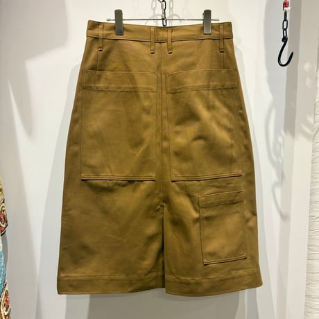 TUKI（ツキ） Middle skirt（0208）brushed drill