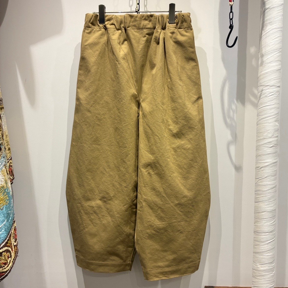 結 -yui-(ゆい）Chino Cloth Planer Easy Pants-Tapere