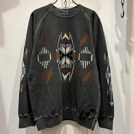 Good On×KOUHEI TERRAI（グッドオン×コウヘイテライ）CHIMAYO RUG RAGLAN CREW SWEAT （チマヨラグラグランクルースウェット）