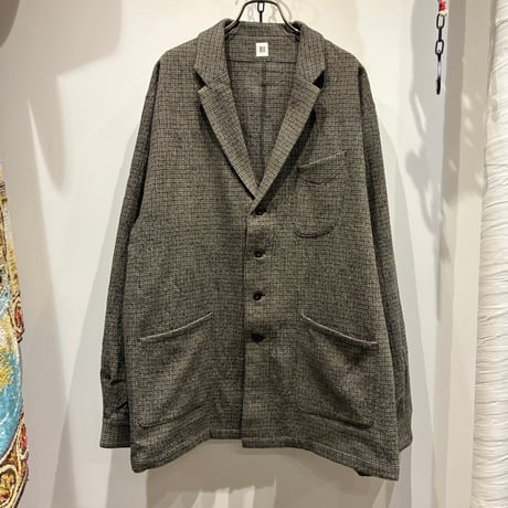 結-yui-(ゆい） C/W FULLING PIN STRIPE EASY JACKETS（コットンウールフルリングピンストライプイージージャケット）(YEJ-003)