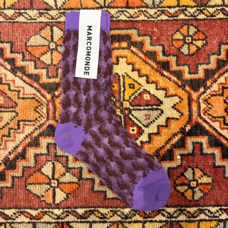 MARCOMONDE（マルコモンド） L's "VENICE" pattern 07 Socks （レディースベニスパターン07ソックス）