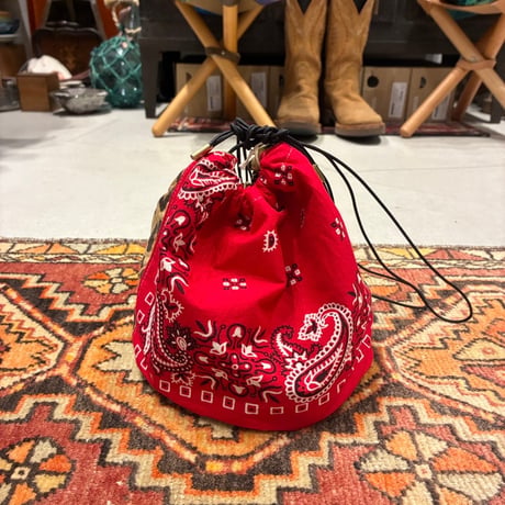 KOUHEI TERRAI （コウヘイテライ） Vintage Bandanna 巾着