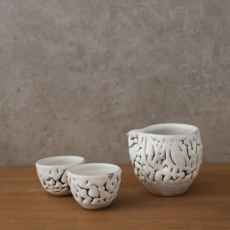 かいらぎ釉　片口酒器セット