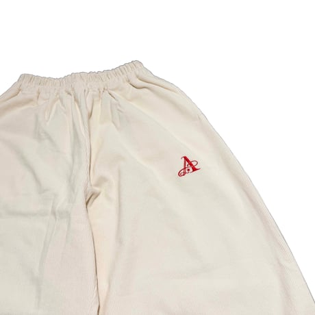 『A』  CORDUROY WIDE PANTS