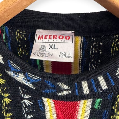 90's MEERO 3D KNIT SWEATER