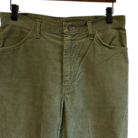 1970's WRANGLER TALON ZIPPER CORDUROY PANTS