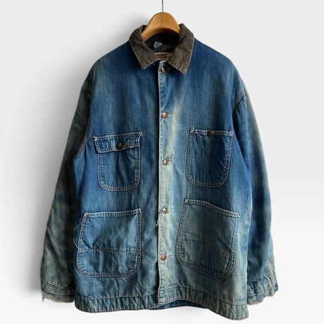 1960's〜 Mongomery Ward Denim Cover All Boro Size 44