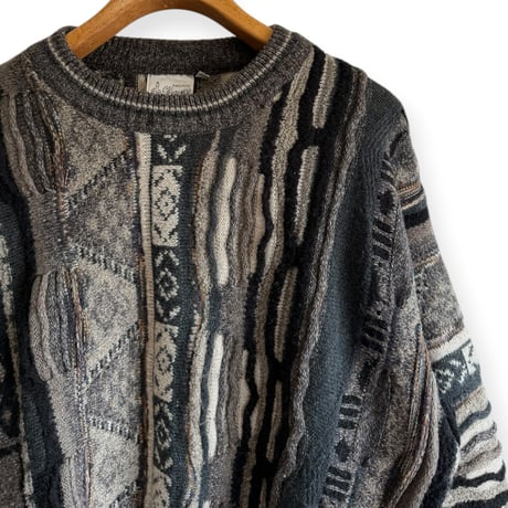 90's Horance 3D KNIT SWEATER
