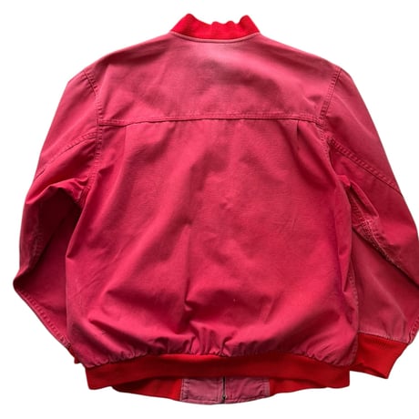 1980's L.L.Bean COTTON ZIP JACKET FADE COLOR
