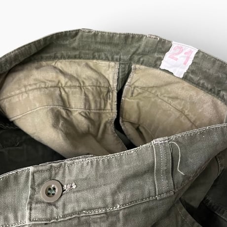1950's French Army M-47 Combat Trousers (Late Model) Size21