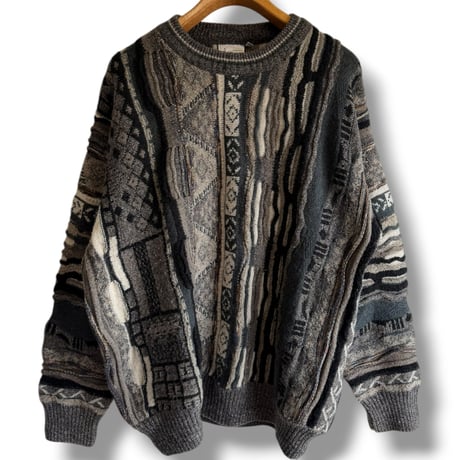 90's Horance 3D KNIT SWEATER