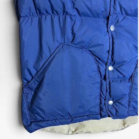 1970's Sierra Designs Size S Down Vest Navy