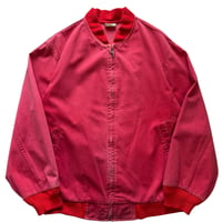 1980's L.L.Bean COTTON ZIP JACKET FADE COLOR