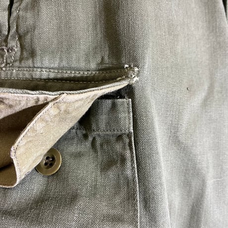 1950's French Army M-47 Combat Trousers (Late Model) Size21