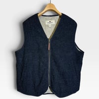 2000's Woolrich Size M Wool Boa Liner Vest charcoal grey