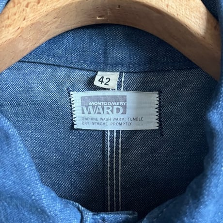 1960's Mongomery Ward Size42 Denim Cover All