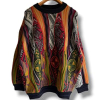 90's ART FACT 3D KNIT SWEATER