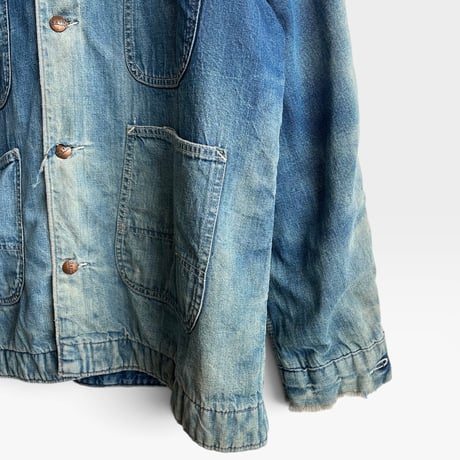 1960's〜 Mongomery Ward Denim Cover All Boro Size 44