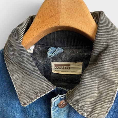 1960's〜 Mongomery Ward Denim Cover All Boro Size 44